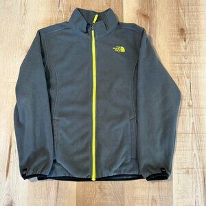 The North Face Jacket Boys Large 14/16 Gray Long Sleeve Full Zip Fleece Liner